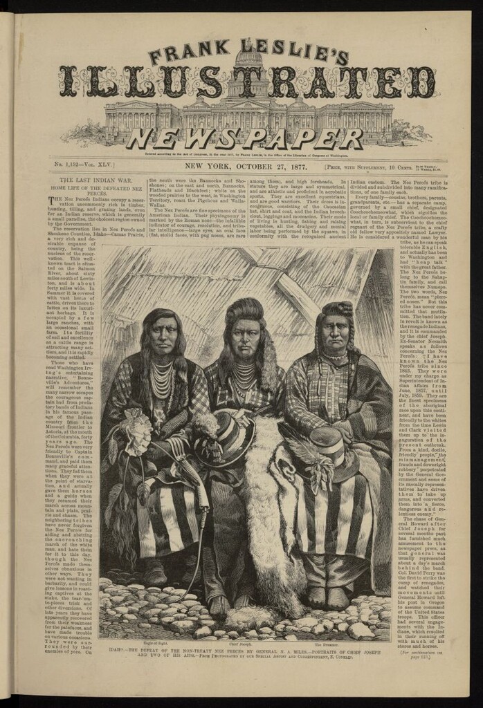 Miniatura de Frank Leslie´s Illustrated Newspaper del 27 de octubre de 1877, nº 1,152