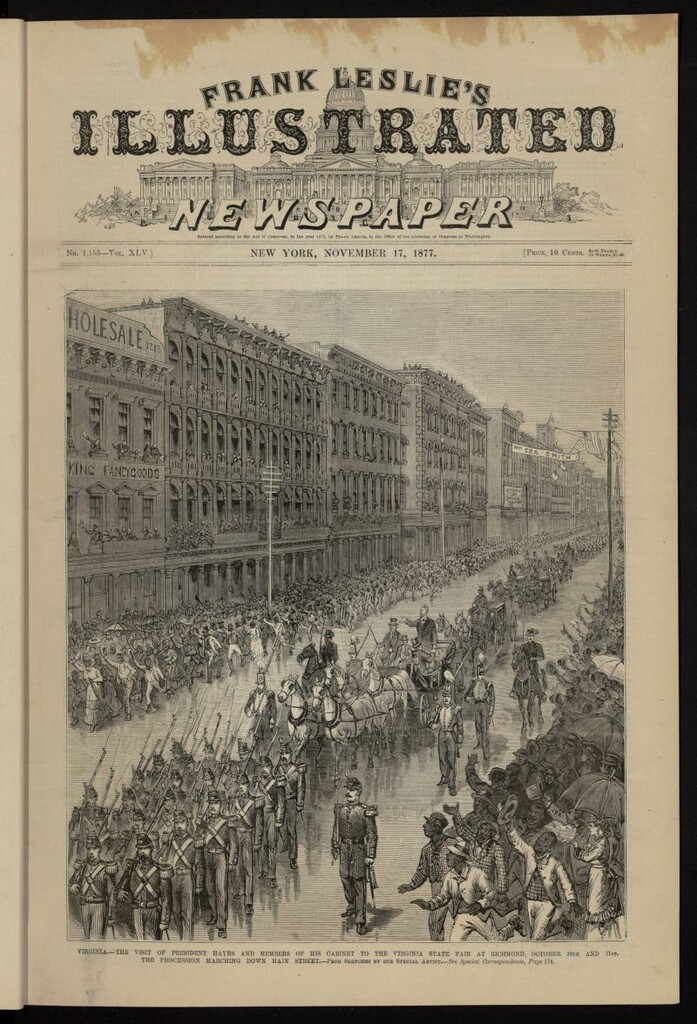 Miniatura de Frank Leslie´s Illustrated Newspaper del 17 de noviembre de 1877, nº 1,155