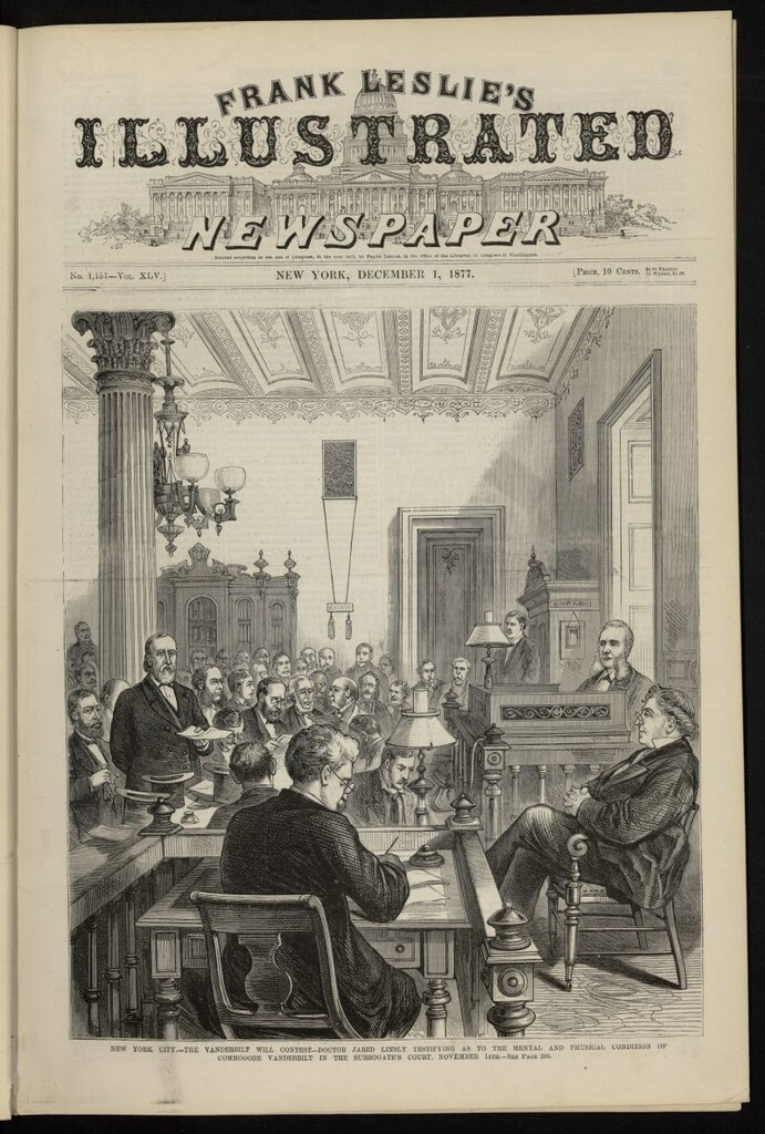 Miniatura de Frank Leslie´s Illustrated Newspaper del 1 de diciembre de 1877, nº 1,157