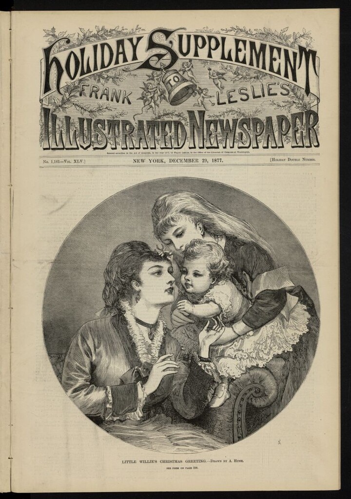 Miniatura de Frank Leslie´s Illustrated Newspaper del 29 de diciembre de 1877, suplemento al nº 1,161