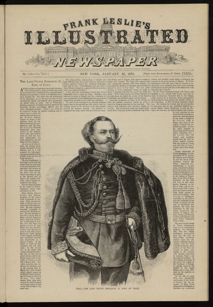 Miniatura de Frank Leslie´s Illustrated Newspaper del 26 de enero de 1878, nº 1,165