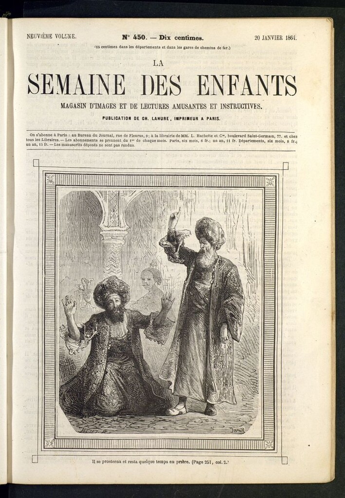 Miniatura de La Semaine des Enfants del 20 de enero de 1864, nº 450