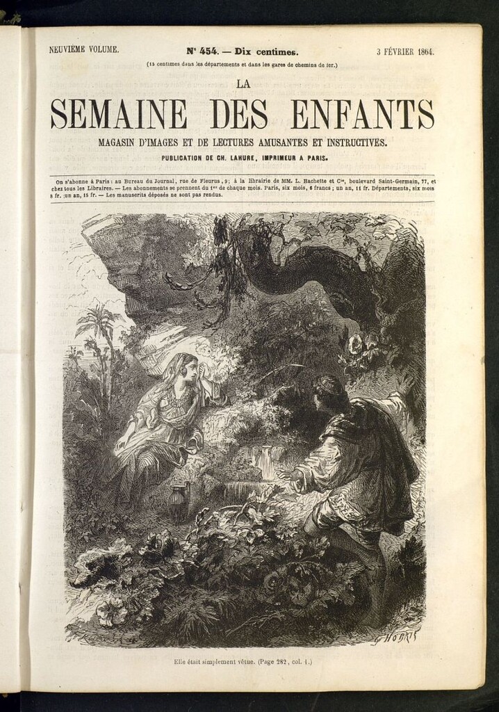 Miniatura de La Semaine des Enfants del 3 de febrero de 1864, nº 454