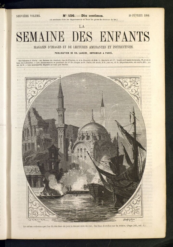 Miniatura de La Semaine des Enfants del 10 de febrero de 1864, nº  456