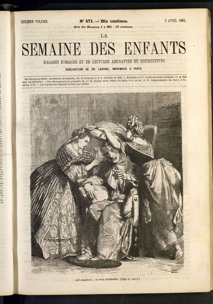 Miniatura de La Semaine des Enfants del 2 de abril de 1864, nº 471