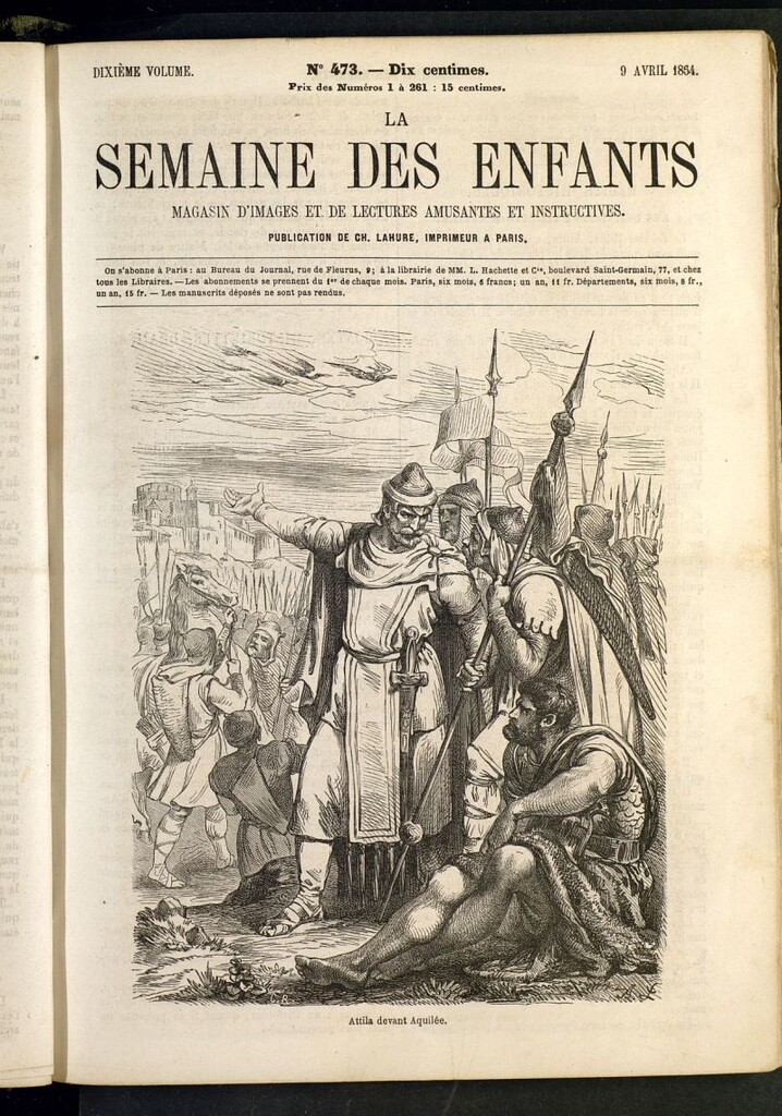 Miniatura de La Semaine des Enfants del 9 de abril de 1864, nº 473