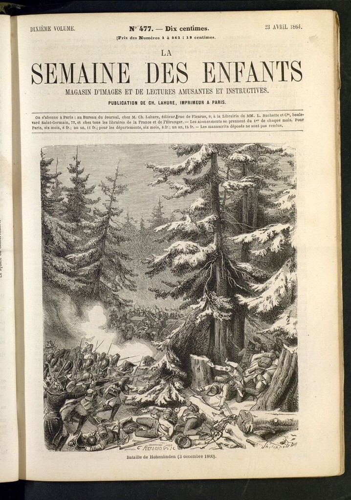 Miniatura de La Semaine des Enfants del 23 de abril de 1864, nº 477