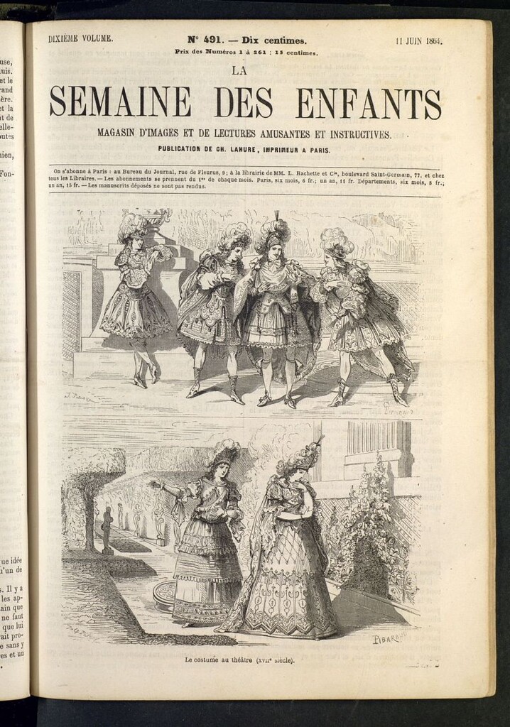 Miniatura de La Semaine des Enfants del 11 de junio de 1864, nº 491