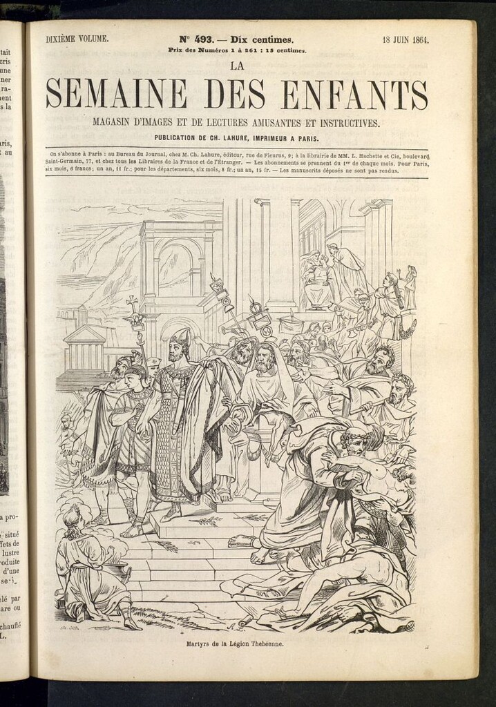 Miniatura de La Semaine des Enfants del 18 de junio de 1864, nº 493