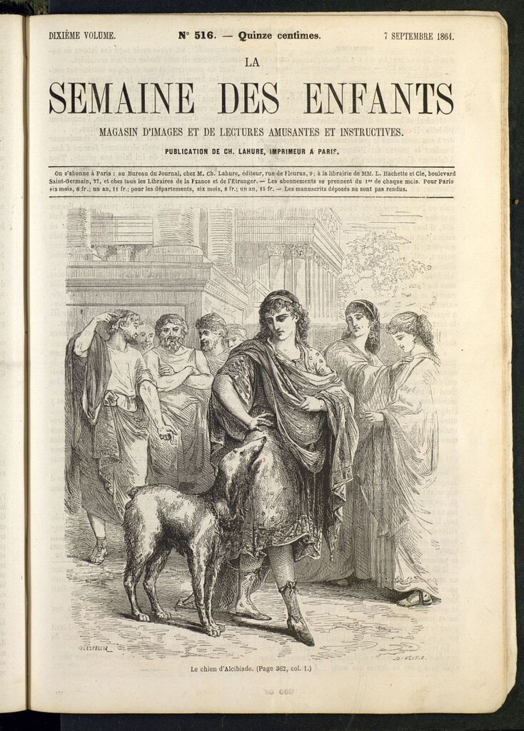 Miniatura de La Semaine des Enfants del 7 de septiembre de 1864, nº 516