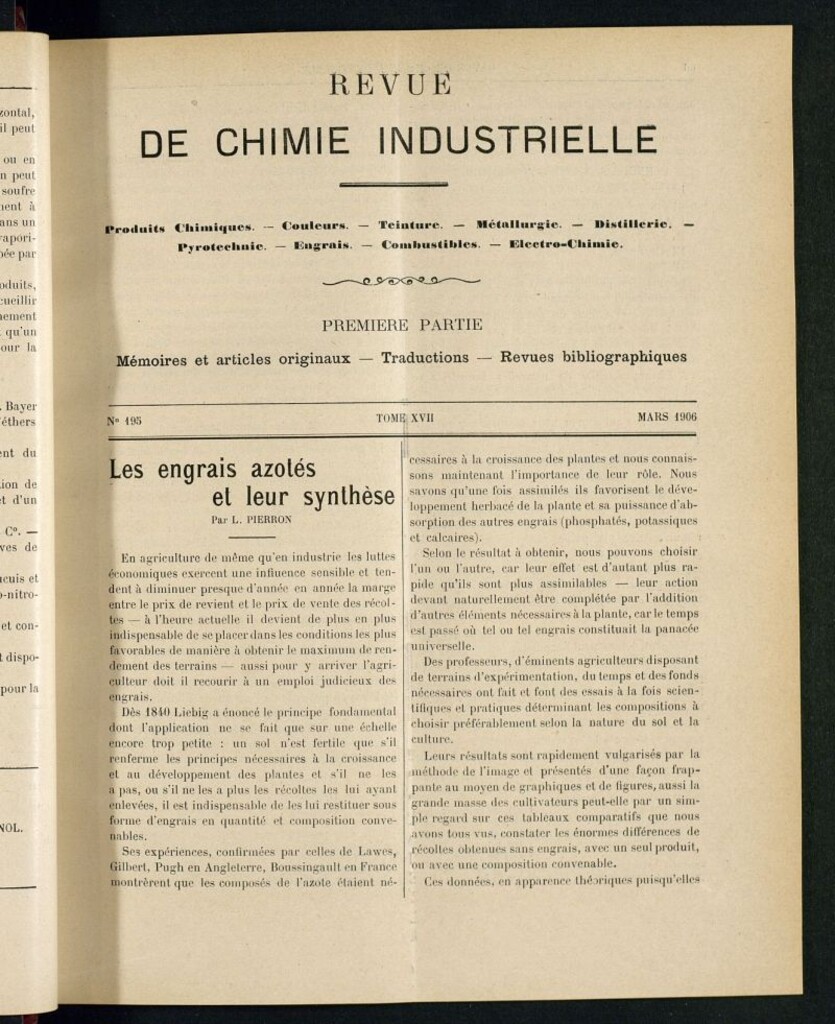 Miniatura de Revue de Chimie Industrielle mars 1906