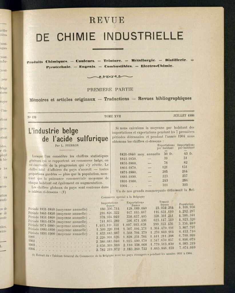 Miniatura de Revue de Chimie Industrielle juillet 1906