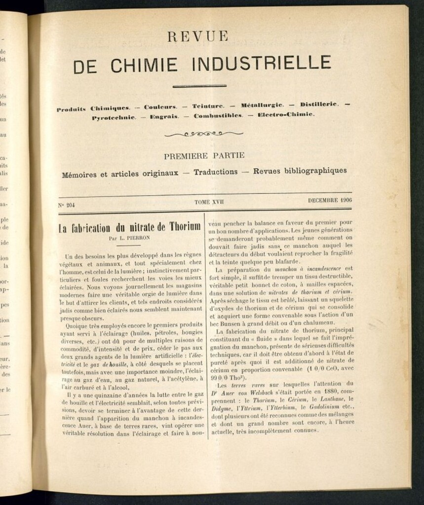 Miniatura de Revue de Chimie Industrielle décenbre 1906