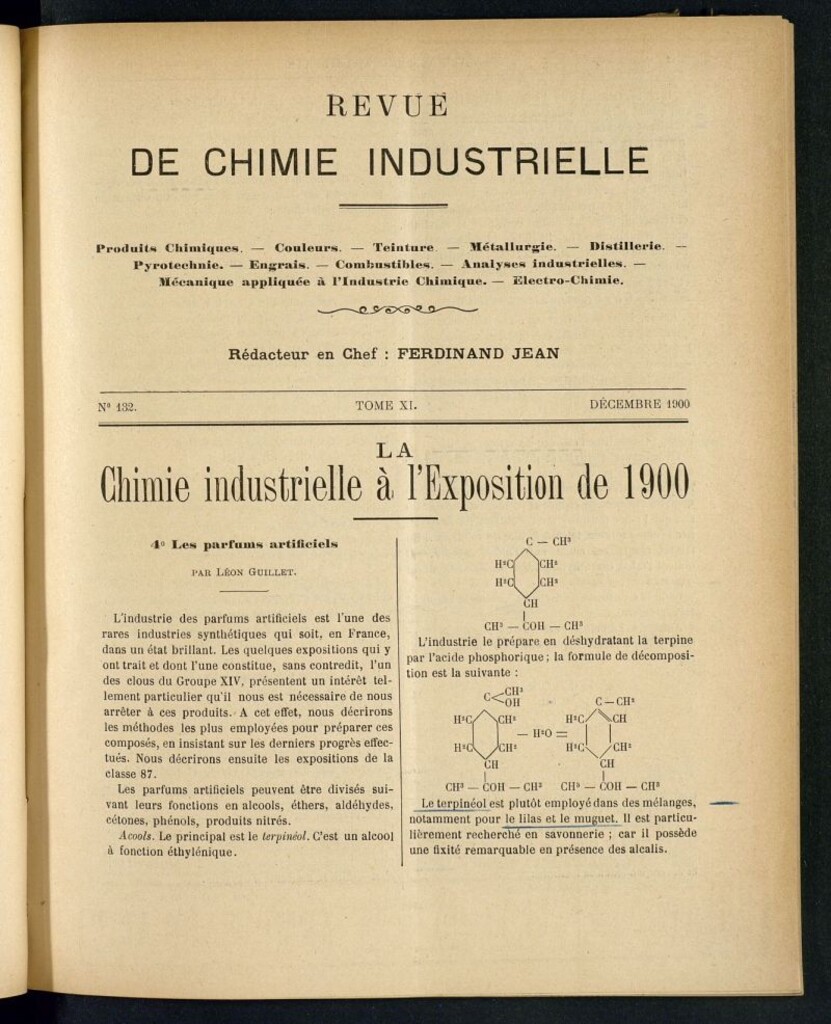 Miniatura de Revue de Chimie Industrielle de diciembre de 1900