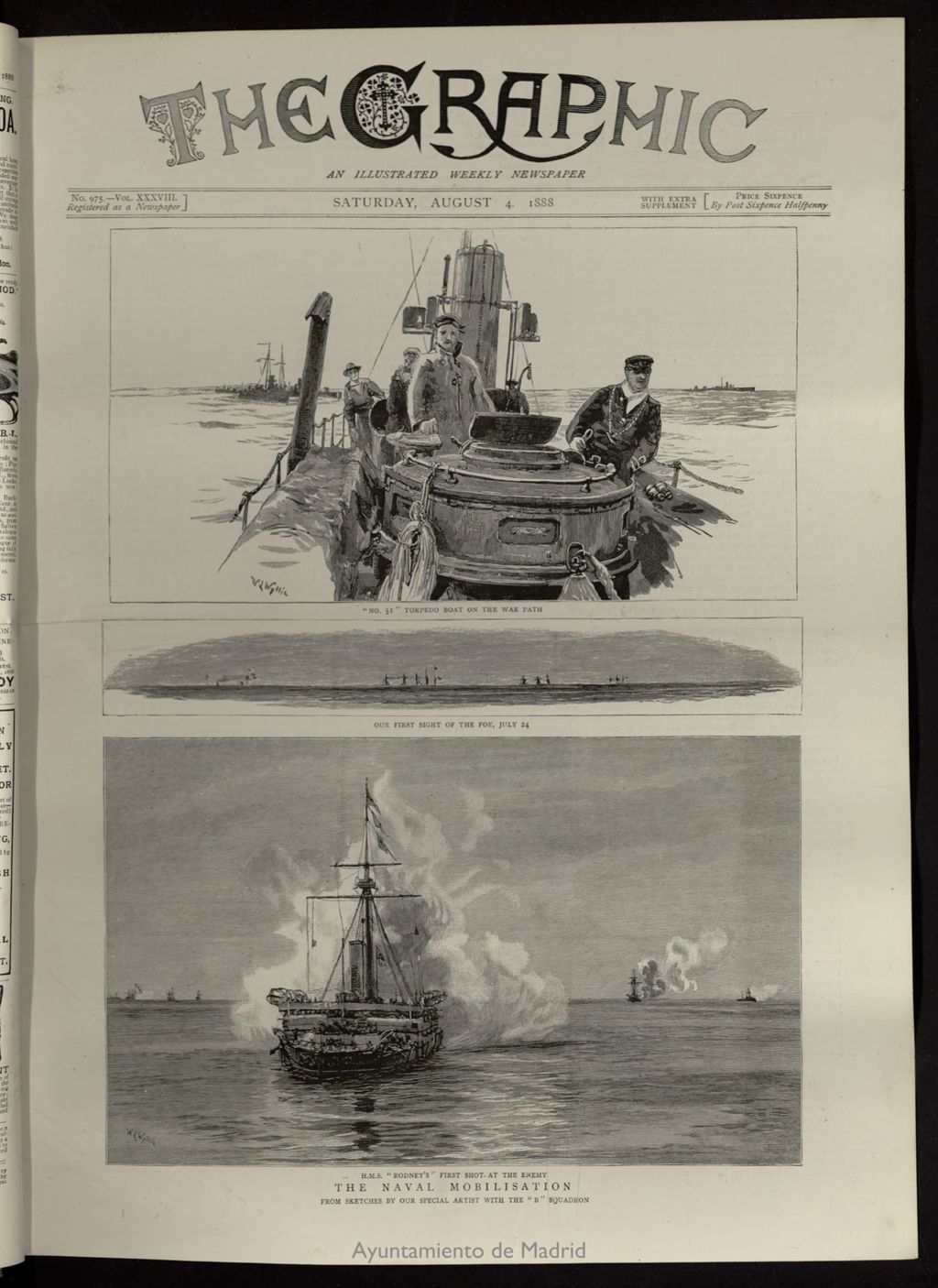 Miniatura de The Graphic : an illustrated weekly newspaper del 4 de agosto de 1888, nº 975