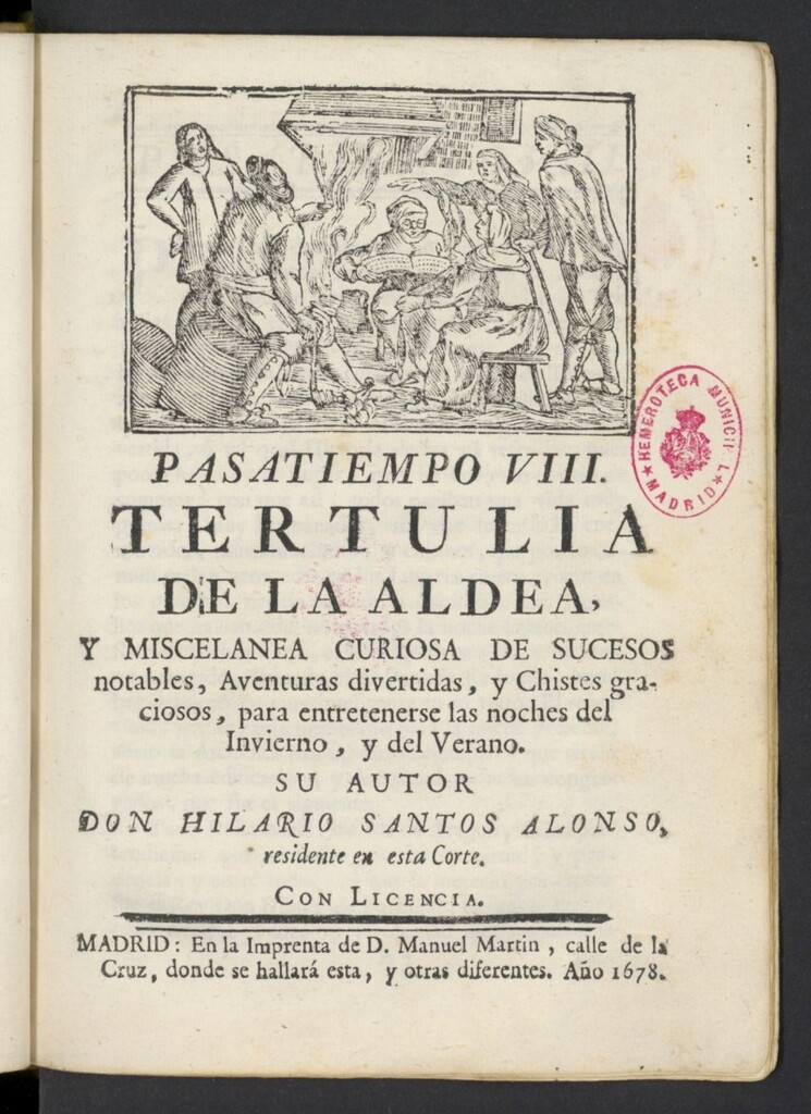 Miniatura de Tertulia de la aldea y miscelanea curiosa de sucesos notables... Pasatiempo VIII
