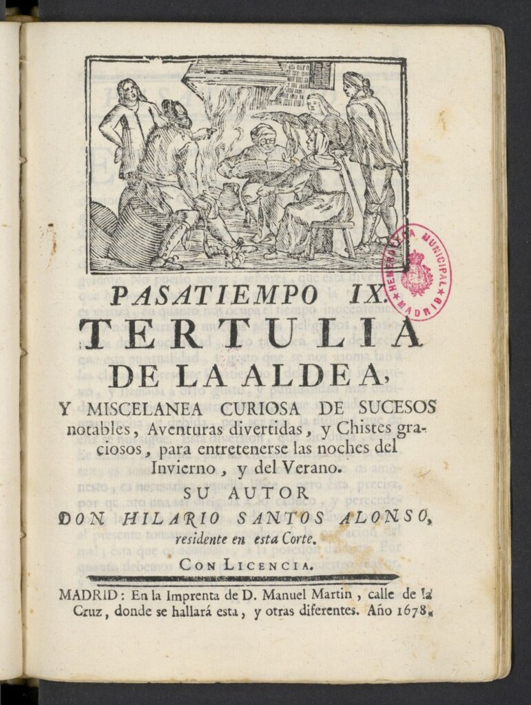 Miniatura de Tertulia de la aldea y miscelanea curiosa de sucesos notables... Pasatiempo IX