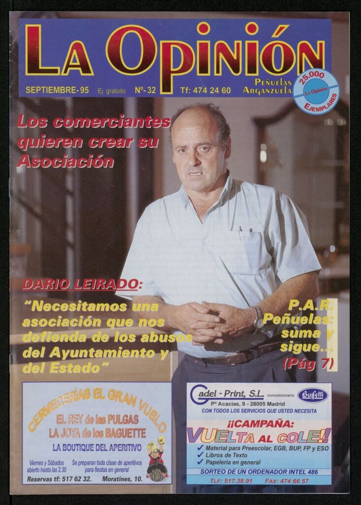 Miniatura de La Opinión de septiembre de 1995, nº 32