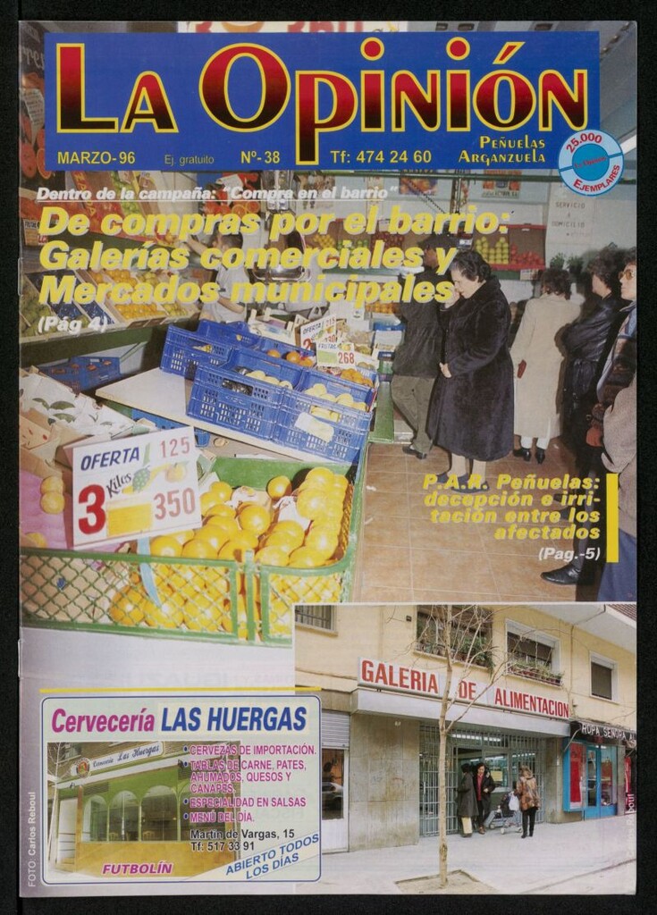 Miniatura de La Opinión de marzo de 1996, nº 38