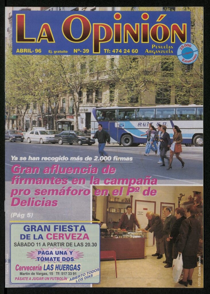 Miniatura de La Opinión de abril de 1996, nº 39