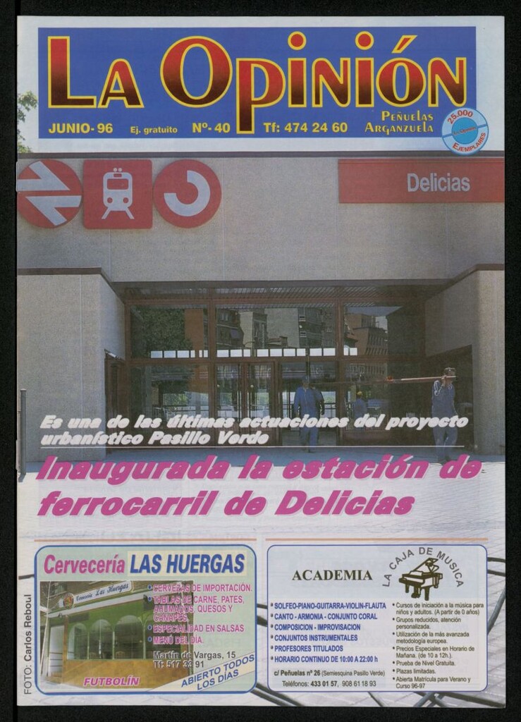 Miniatura de La Opinión de junio de 1996, nº 40