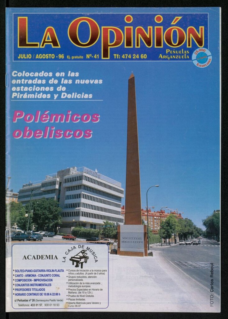 Miniatura de La Opinión de julio y agosto de 1996, nº 41