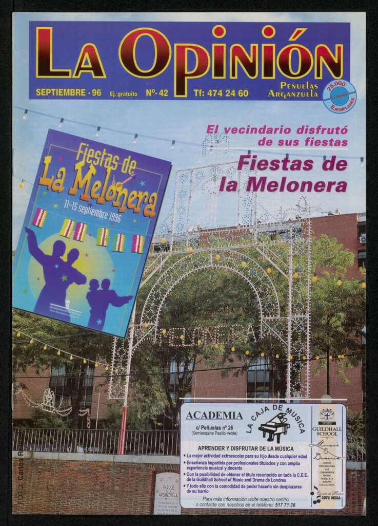 Miniatura de La Opinión de septiembre de 1996, nº 42