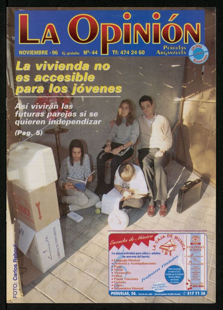 Miniatura de La Opinión de noviembre de 1996, nº 44