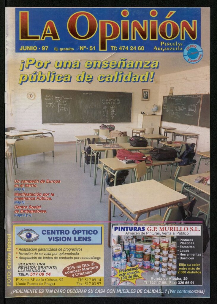 Miniatura de La Opinión de  junio de 1997, nº 51