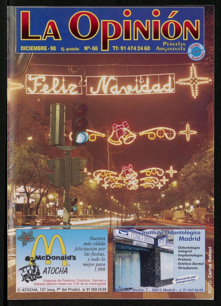Miniatura de La Opinión de diciembre de 1998, nº 66