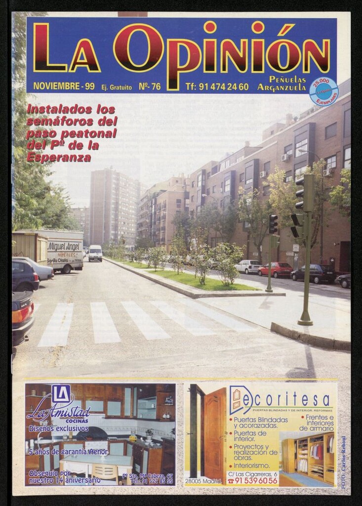 Miniatura de La Opinión de noviembre de 1999, nº 76