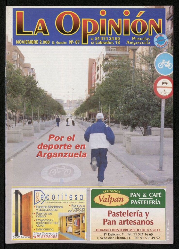 Miniatura de La Opinión de noviembre de 2000, nº 87
