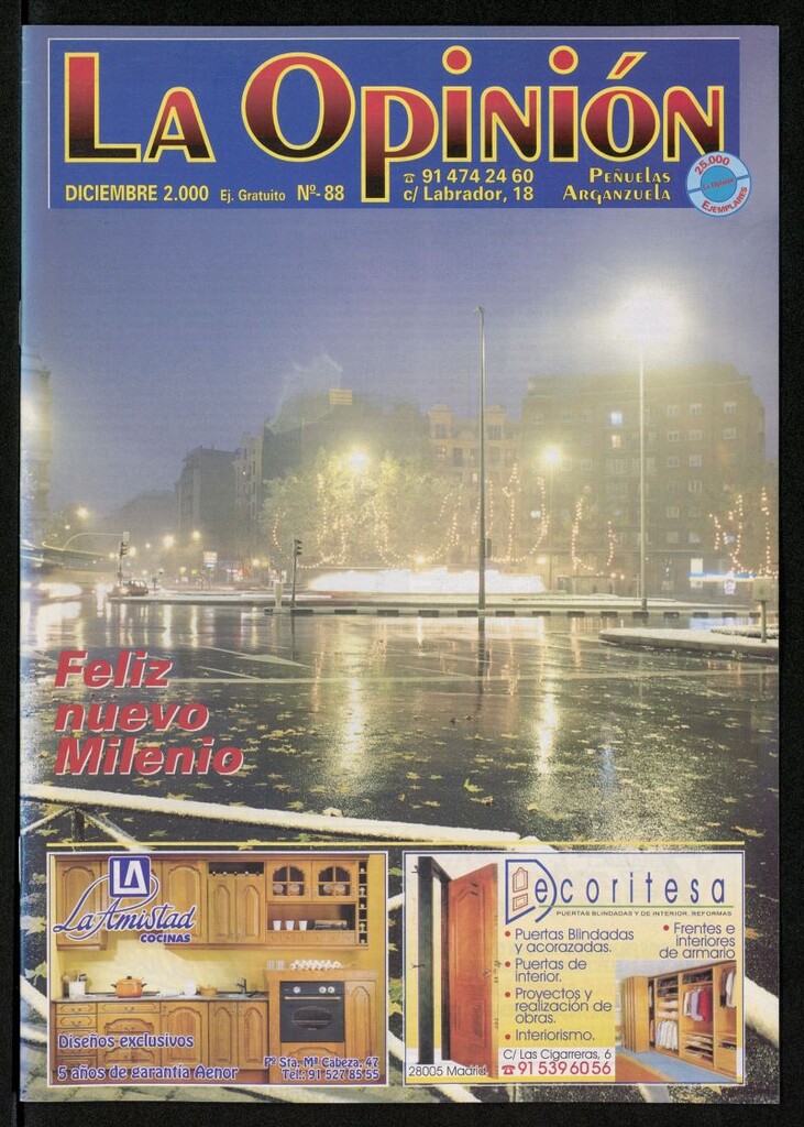 Miniatura de La Opinión de diciembre de 2000, nº 88