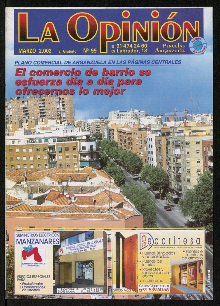 Miniatura de La Opinión de marzo de 2002, nº 99