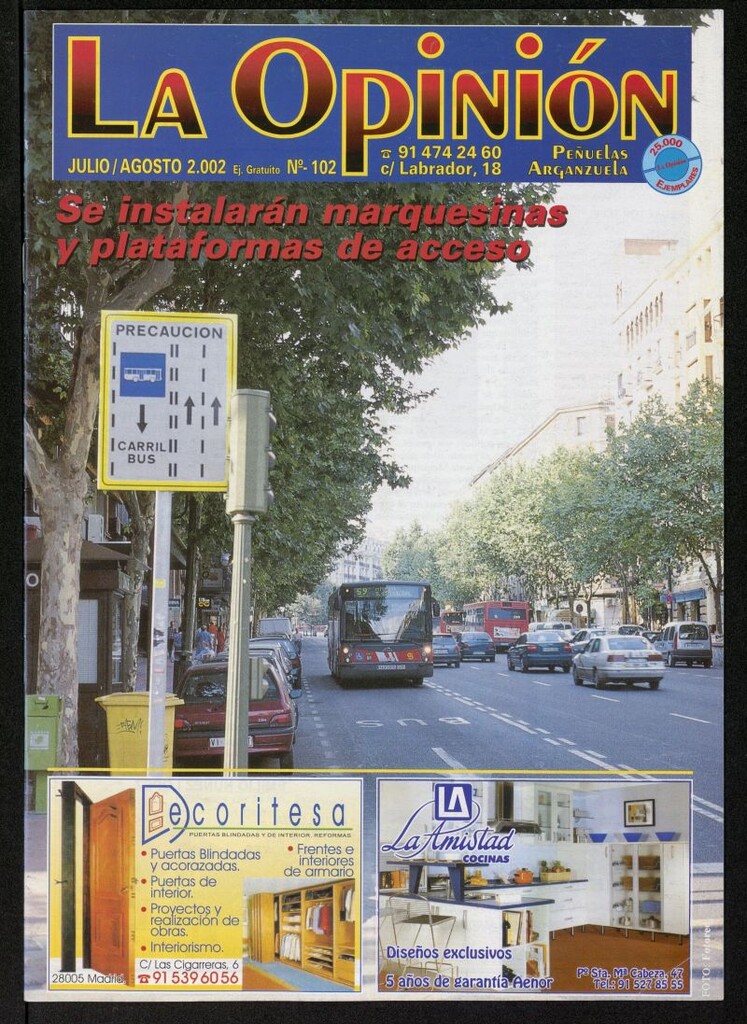 Miniatura de La Opinión de julio y agosto de 2002, nº 102