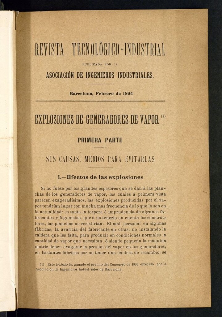Miniatura de Revista Tecnológico Industrial de febrero de 1894
