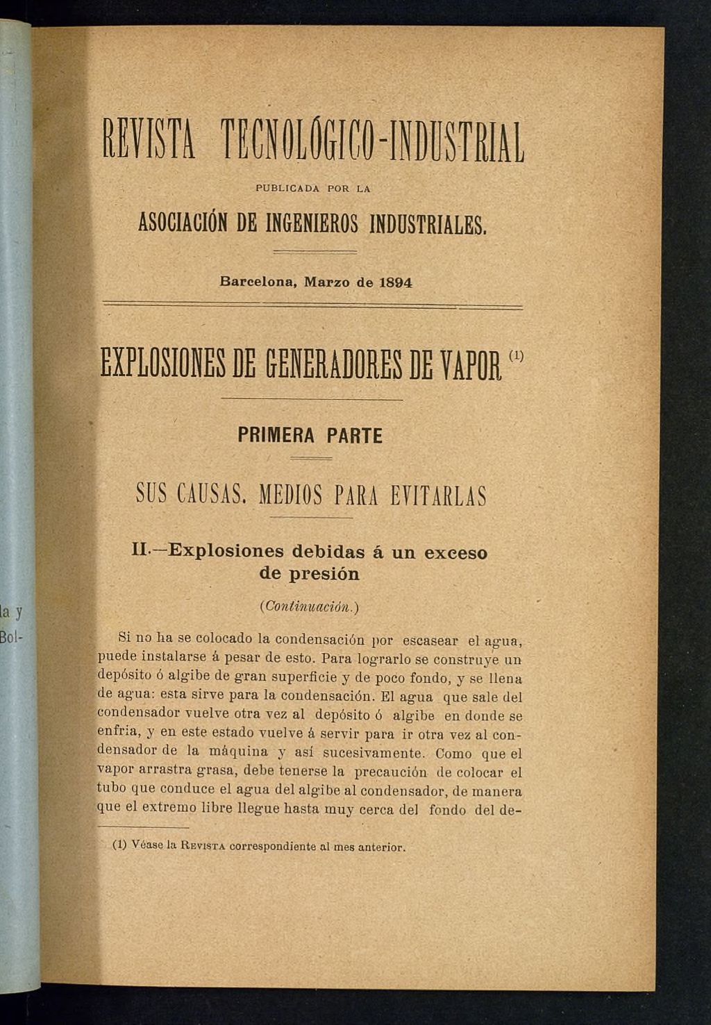 Miniatura de Revista Tecnológico Industrial de marzo de 1894