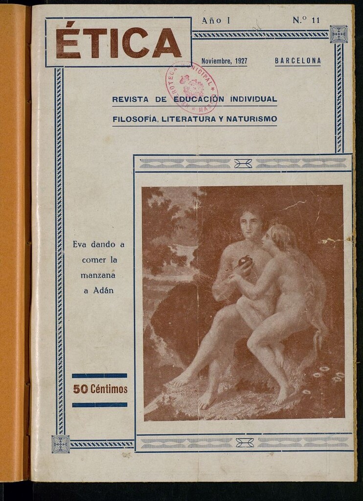 Miniatura de Etica: revista de educación individual, filosofía, literatura y naturalismo