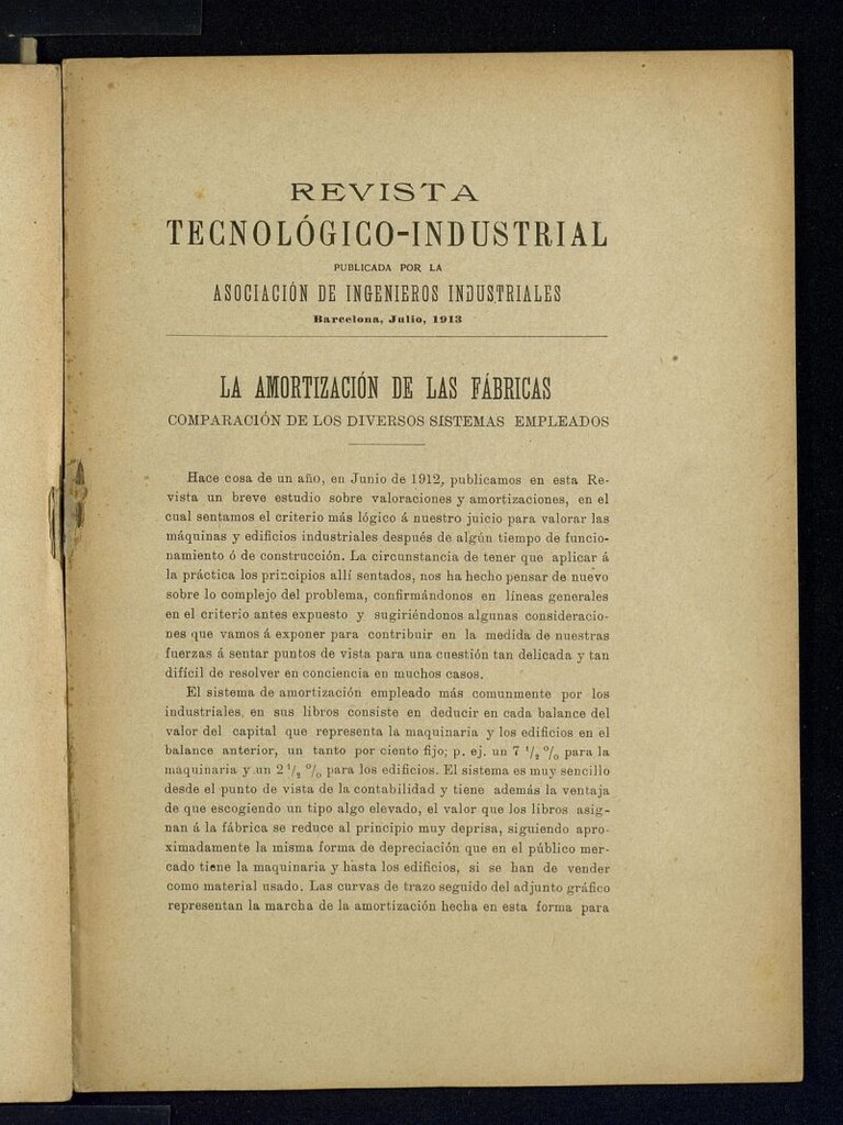 Miniatura de Revista Tecnológico Industrial de julio del 1913