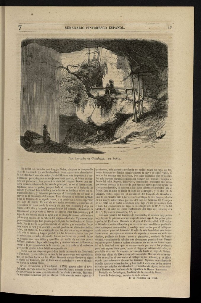 Miniatura de Semanario Pintoresco Español del 17 de febrero de 1850, nº 7