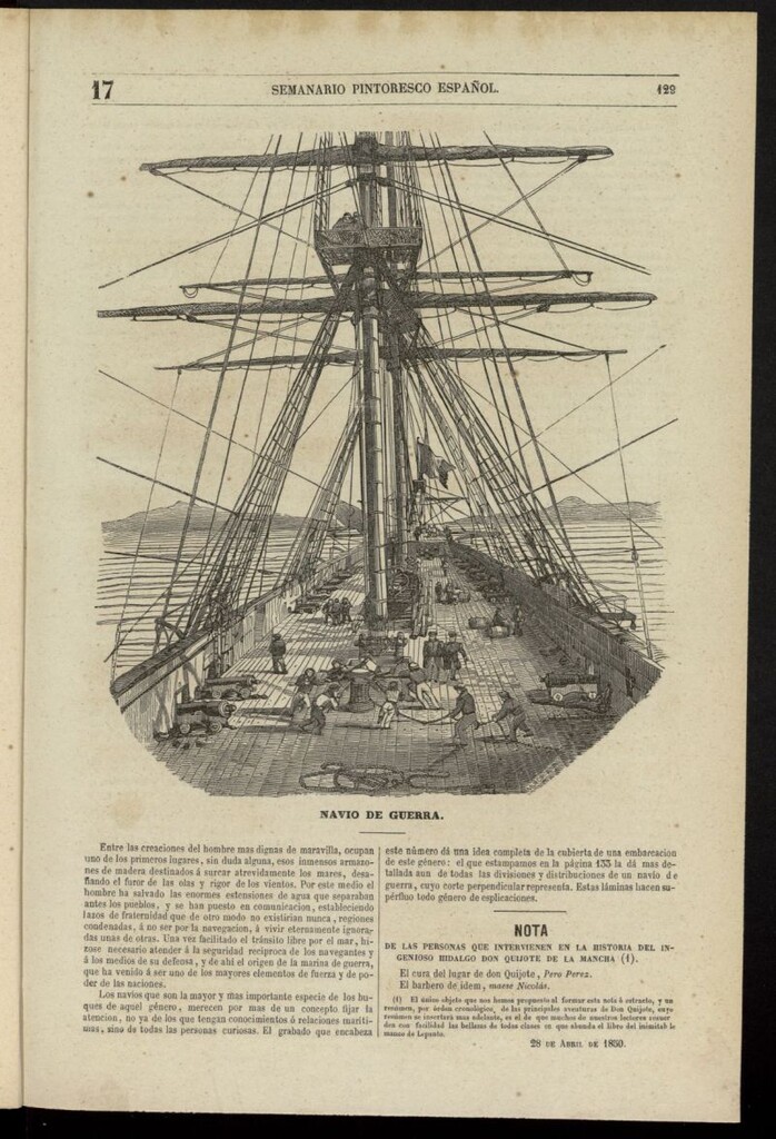 Miniatura de Semanario Pintoresco Español del 28 de abril de 1850, nº 17