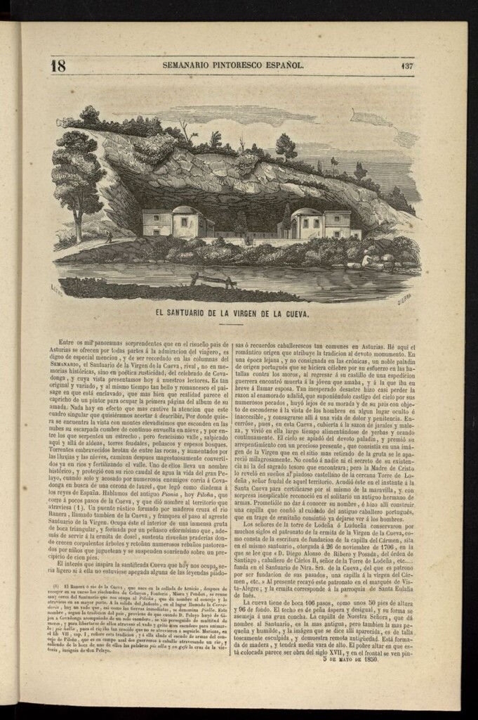 Miniatura de Semanario Pintoresco Español del 5 de mayo de 1850, nº 18