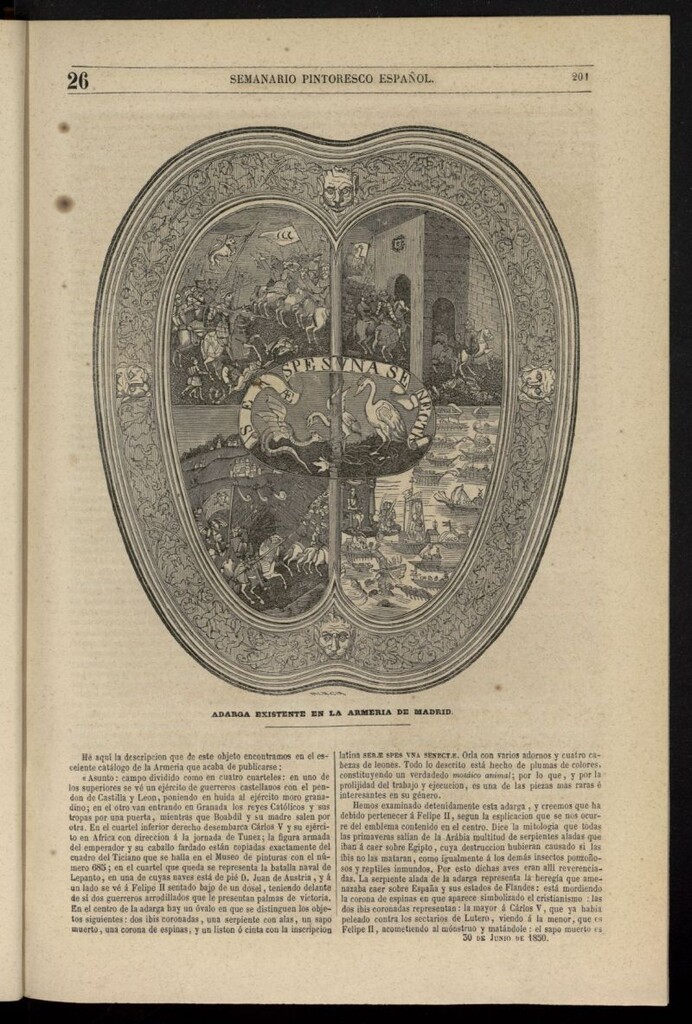 Miniatura de Semanario Pintoresco Español del 30 de junio de 1850, nº 26