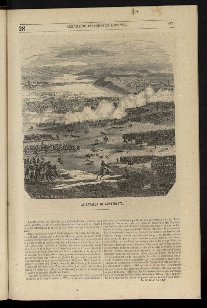 Miniatura de Semanario Pintoresco Español del 14 de julio de 1850, nº 28