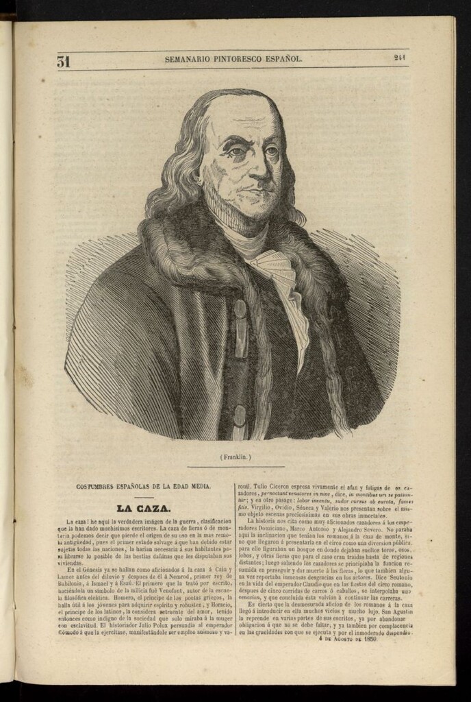 Miniatura de Semanario Pintoresco Español del 4 de agosto de 1850, nº 31