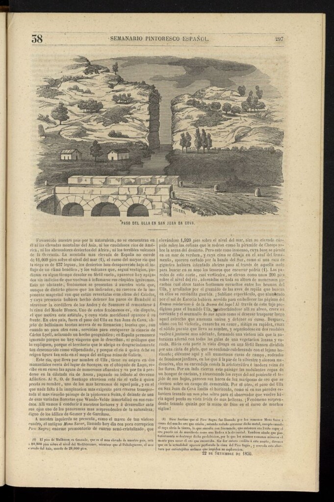 Miniatura de Semanario Pintoresco Español del 22 de septiembre de 1850, nº 38