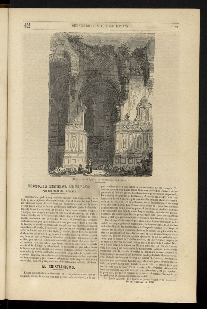 Miniatura de Semanario Pintoresco Español del 20 de octubre de 1850, nº 42