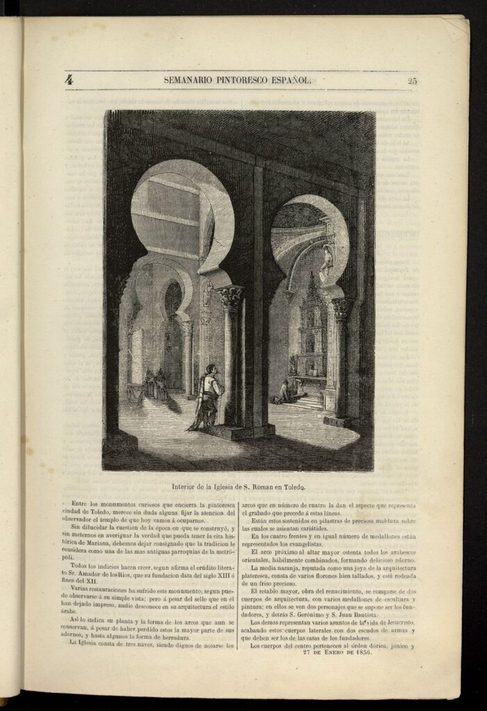 Miniatura de Semanario Pintoresco Español del 27 de enero de 1856, nº 4