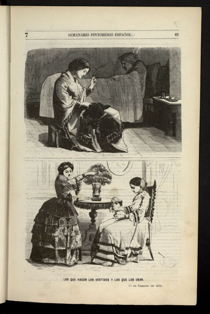 Miniatura de Semanario Pintoresco Español del 17 de febrero de 1856, nº 7