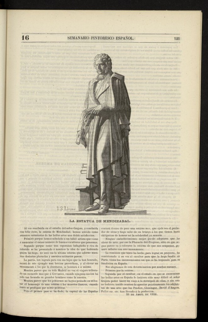 Miniatura de Semanario Pintoresco Español del 20 de abril de 1856, nº 16